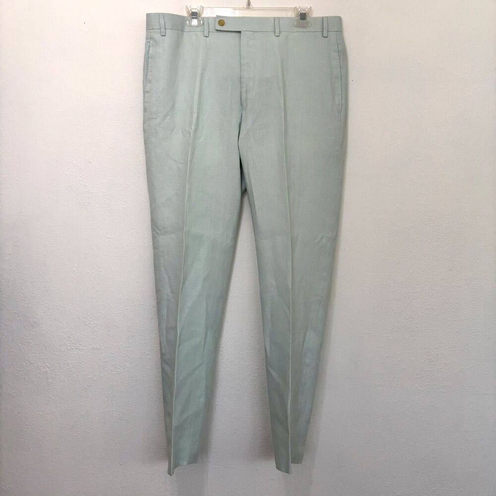 Lauren Ralph Lauren Mens Coastal Linen Dress Pants 36x32 Chino Capsule